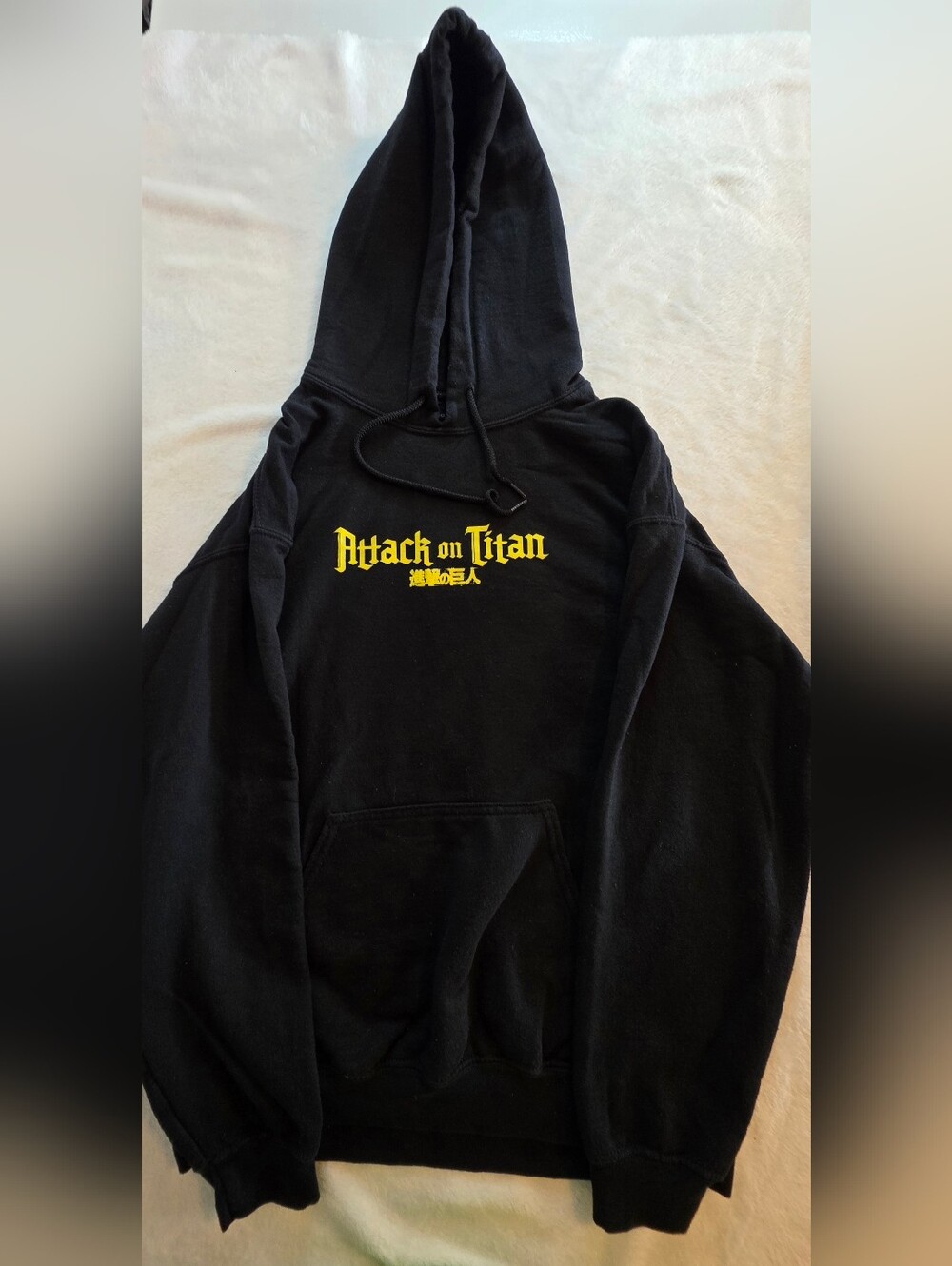 Attack on Titan Season 3 Hoodie Black Anime Pullover